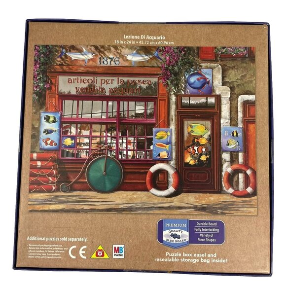 Guido Borelli 500 Piece Puzzle Premium Lezione Di Acquario 18 x 24 u - Picture 4 of 4